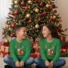image:imageTstars Reindeer Long Sleeve Shirt Toddler Youth Kids Ugly Christmas Sweater Style 5T Green