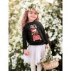 image:imageTstars Santa Paws Pug Ugly Christmas Sweater Kids Sweatshirt Dog Long Sleeve TShirt 5T Black