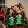 image:imageTstars Santa Sports Ugly Christmas Sweater for Men Basketball Hockey Golf Funny Holiday Knit Pullover Festive Winter StyleDino  Multicolor