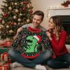 image:imageTstars Santa Sports Ugly Christmas Sweater for Men Basketball Hockey Golf Funny Holiday Knit Pullover Festive Winter StyleDino  Multicolor