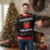 image:imageTstars Santa Sports Ugly Christmas Sweater for Men Basketball Hockey Golf Funny Holiday Knit Pullover Festive Winter StyleGangsta  Multicolor