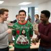 image:imageTstars Santa Sports Ugly Christmas Sweater for Men Basketball Hockey Golf Funny Holiday Knit Pullover Festive Winter StyleGo J  Multicolor