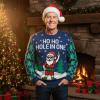 image:imageTstars Santa Sports Ugly Christmas Sweater for Men Basketball Hockey Golf Funny Holiday Knit Pullover Festive Winter StyleGolf  Multicolor