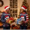 image:imageTstars Santa Sports Ugly Christmas Sweater for Men Basketball Hockey Golf Funny Holiday Knit Pullover Festive Winter StyleGreat Again  Multicolor