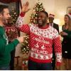 image:imageTstars Santa Sports Ugly Christmas Sweater for Men Basketball Hockey Golf Funny Holiday Knit Pullover Festive Winter StyleIts Christmas  Multicolor