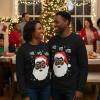 image:imageTstars Santa Sports Ugly Christmas Sweater for Men Basketball Hockey Golf Funny Holiday Knit Pullover Festive Winter StyleLong Sleeve Yo Yo  Black