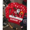 image:imageTstars Santa Sports Ugly Christmas Sweater for Men Basketball Hockey Golf Funny Holiday Knit Pullover Festive Winter StyleSleighn  Multicolor