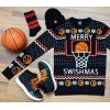 image:imageTstars Santa Sports Ugly Christmas Sweater for Men Basketball Hockey Golf Funny Holiday Knit Pullover Festive Winter StyleSwishmas  Multicolor
