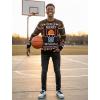 image:imageTstars Santa Sports Ugly Christmas Sweater for Men Basketball Hockey Golf Funny Holiday Knit Pullover Festive Winter StyleSwishmas  Multicolor