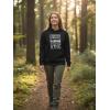 image:imageWomens Graphic Hoodie  Cute Animal and Funny Quote Pullover Sweatshirt  Casual Hooded Top for Dog amp Sloth LoversCamping  Black