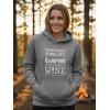 image:imageWomens Graphic Hoodie  Cute Animal and Funny Quote Pullover Sweatshirt  Casual Hooded Top for Dog amp Sloth LoversCamping  Gray