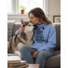 image:imageWomens Graphic Hoodie  Cute Animal and Funny Quote Pullover Sweatshirt  Casual Hooded Top for Dog amp Sloth LoversDogs  California Blue