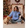 image:imageWomens Graphic Hoodie  Cute Animal and Funny Quote Pullover Sweatshirt  Casual Hooded Top for Dog amp Sloth LoversDogs  California Blue