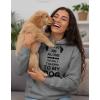 image:imageWomens Graphic Hoodie  Cute Animal and Funny Quote Pullover Sweatshirt  Casual Hooded Top for Dog amp Sloth LoversDogs  Gray