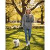 image:imageWomens Graphic Hoodie  Cute Animal and Funny Quote Pullover Sweatshirt  Casual Hooded Top for Dog amp Sloth LoversDogs  Gray