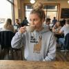 image:imageWomens Graphic Hoodie  Cute Animal and Funny Quote Pullover Sweatshirt  Casual Hooded Top for Dog amp Sloth LoversLlama  Gray