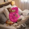 image:imageWomens Graphic Hoodie  Cute Animal and Funny Quote Pullover Sweatshirt  Casual Hooded Top for Dog amp Sloth LoversLlama  Pink
