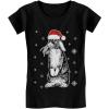 image:imageTstars Bunny Rabbit Santa Hat Cute Ugly Christmas Toddler Kids Girls Fitted TShirtBlack