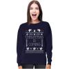 image:imageTstars Christmas Is Coming Ugly Christmas Sweater Women Sweatshirt Small Navy