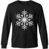 image:imageTstars Long Sleeve TShirt for Men Snowflake Christmas Shirt  Funny in Ugly Sweater Style for Festive Winter Wear Large Black