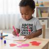 image:imageTstars ABC I Love You Kids Valentine Shirt  Alphabet Heart Graphic Tee for Toddlers Boys and GirlsGray