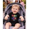 image:imageTstars I Love My Dads Pride Baby Outfit  Gift for Gay LGBT Parents  LGBTQ Rainbow Infant BodysuitBorn  Black