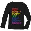 image:imageTstars Gay Pride Mens LGBTQ Science is Real Black Lives Matter Long Sleeve TShirtBlack