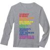 image:imageTstars Gay Pride Mens LGBTQ Science is Real Black Lives Matter Long Sleeve TShirtGray