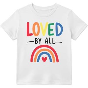 image:imageChoose Equality Kids Pride Shirt  LGBTQ Rainbow Love TShirt  Gay LGBT Month Gift for Toddlers amp YouthLoved  White