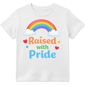 image:imageChoose Equality Kids Pride Shirt  LGBTQ Rainbow Love TShirt  Gay LGBT Month Gift for Toddlers amp YouthRaised  White
