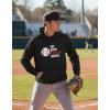 image:imageTstars Eat Sleep Baseball Repeat Hoodie for Men Pullover Gift for Fans Coaches Players Game Day ApparelBlack