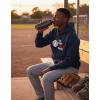 image:imageTstars Eat Sleep Baseball Repeat Hoodie for Men Pullover Gift for Fans Coaches Players Game Day ApparelBlue