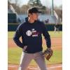 image:imageTstars Eat Sleep Baseball Repeat Hoodie for Men Pullover Gift for Fans Coaches Players Game Day ApparelBlue