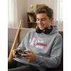 image:imageTstars Eat Sleep Baseball Repeat Hoodie for Men Pullover Gift for Fans Coaches Players Game Day ApparelGray