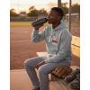 image:imageTstars Eat Sleep Baseball Repeat Hoodie for Men Pullover Gift for Fans Coaches Players Game Day ApparelGray