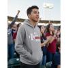 image:imageTstars Eat Sleep Baseball Repeat Hoodie for Men Pullover Gift for Fans Coaches Players Game Day ApparelGray