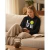 image:imageTstars Love Tennis Hoodie Tennis Gift Idea for Players Coaches amp Fans Sporty Hoodies for Women amp Teen GirlsBlack