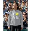 image:imageTstars Love Tennis Hoodie Tennis Gift Idea for Players Coaches amp Fans Sporty Hoodies for Women amp Teen GirlsGray