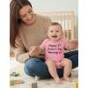image:imageTstars First Mothers Day Infant Bodysuit  Cute Newborn Outfit Gift for Mom from Baby Boy or GirlPink