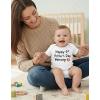 image:imageTstars First Mothers Day Infant Bodysuit  Cute Newborn Outfit Gift for Mom from Baby Boy or GirlWhite