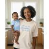 image:imageTstars First Mothers Day Mom and Baby Matching Shirts  Mommy amp Me Outfit Set Gift for Mother New Mama or GrandmaGrandma  Off White Mom  Aqua Baby