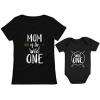 image:imageTstars First Mothers Day Mom and Baby Matching Shirts  Mommy amp Me Outfit Set Gift for Mother New Mama or GrandmaMom Black  Baby Black