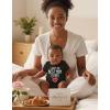 image:imageTstars I Have the Best Mom Ever Baby Bodysuit  Cute Infant Outfit Gift for Baby Shower or First Mothers DayBlack