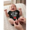 image:imageTstars I Have the Best Mom Ever Baby Bodysuit  Cute Infant Outfit Gift for Baby Shower or First Mothers DayBlack