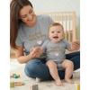 image:imageTstars Our First Mothers Day Mom and Baby Matching Shirts  Mommy and Me Outfit Gift for New Moms and InfantHeart F  Gray Mom  Gray Baby