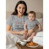 image:imageTstars Our First Mothers Day Mom and Baby Matching Shirts  Mommy and Me Outfit Gift for New Moms and InfantMom Gray  Baby Gray