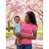 image:imageTstars Our First Mothers Day Mom and Baby Matching Shirts  Mommy and Me Outfit Gift for New Moms and InfantMom Pink  Baby Aqua