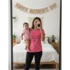 image:imageTstars Our First Mothers Day Mom and Baby Matching Shirts  Mommy and Me Outfit Gift for New Moms and InfantMom Pink  Baby Pink
