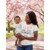 image:imageTstars Our First Mothers Day Mom and Baby Matching Shirts  Mommy and Me Outfit Gift for New Moms and InfantMom White  Baby White