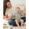 image:imageTstars Our First Mothers Day Mom and Baby Matching Shirts  Mommy and Me Outfit Gift for New Moms and InfantPromoted  Off White Mom  Sage Baby